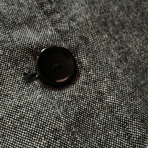 Gap wool blend tie at waist button up jacket - Picture 3 of 4